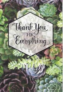 American Greetings Thank You Greeting Card