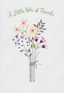 American Greetings Thank You Greeting Card