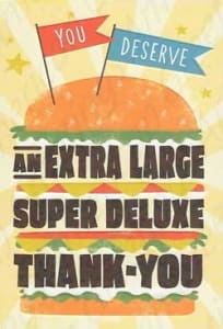 American Greetings Thank You Greeting Card