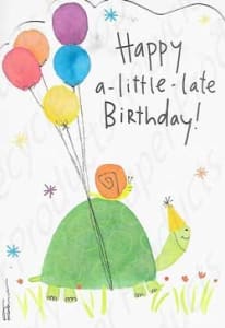 A-Line Greetings Birthday Card