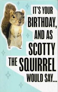 American Greetings Birthday Card