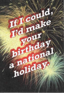 American Greetings Birthday Card