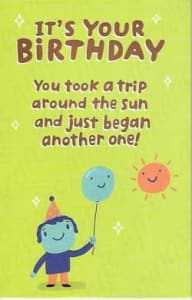 American Greetings Birthday Card