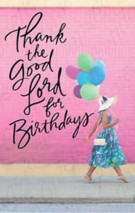 Inspirational and religious birthday card
