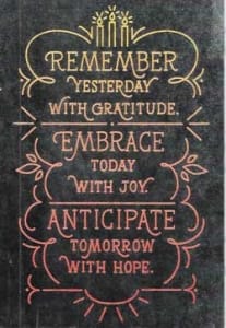 Inspirational and religious birthday card