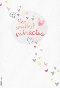 Inspirational and religious baby girl card