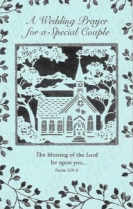 Inspirational and religious wedding card