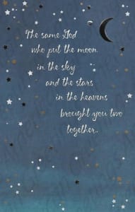 Inspirational and religious anniversary card