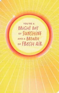 Inspirational and religious friendship card