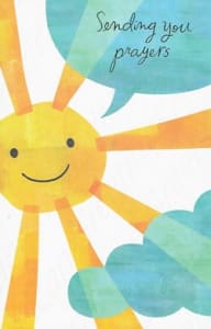 Inspirational and religious friendship thinking of you card