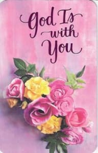 Inspirational and religious get well card