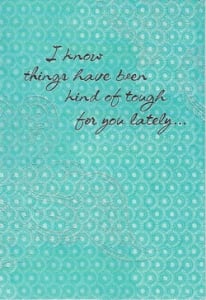 Inspirational and religious get well card