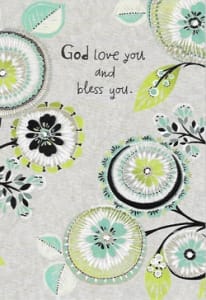 Inspirational and religious get well card