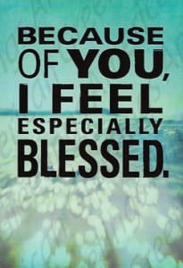 Inspirational and religious thank you card