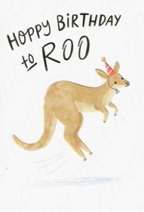Juvenile birthday card