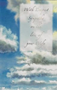 ORDER 9-A1032A-Pkt 199-A1032A-Sympathy-Loss of Wife