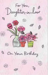 ORDER 9-246-Pkt 199-246-Daughter-in-Law  Birthday