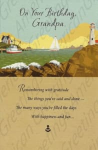Pkt #199-305-Grandpa Birthday