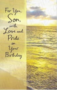 Pkt #199-325-Son Birthday