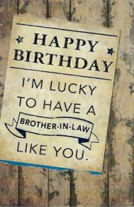 Pkt #199-348-Brother-in-Law Birthday