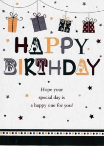 General Birthday Greeting Card
