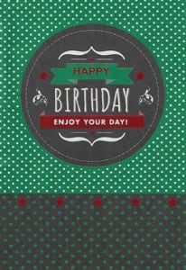 Masculine Birthday Greeting Card