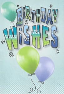 Masculine Birthday Greeting Card