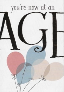 Humor Birthday Greeting Card, Funny Birthday Greeting Card