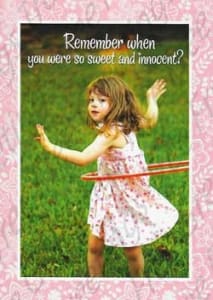 Humor Birthday Greeting Card, Funny Birthday Greeting Card