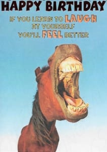 Humor Birthday Greeting Card, Funny Birthday Greeting Card