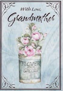 Grandma Birthday Greeting Card, Grandmother Birthday Greeting Card