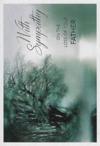 Pre-priced Loss of Father Sympathy Cards, Value Priced Loss of Father Sympathy Cards