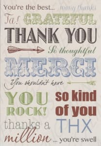 Pre-priced Thank You Cards, Value Priced Thank You Cards