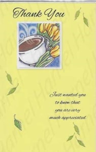 Pre-priced Thank You Cards, Value Priced Thank You Cards