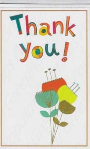 Pre-priced Thank You Cards, Value Priced Thank You Cards