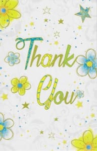 Pre-priced Thank You Cards, Value Priced Thank You Cards