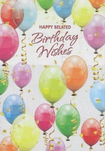 Pre-priced Belated Birthday Cards, Value Priced Belated Birthday Cards