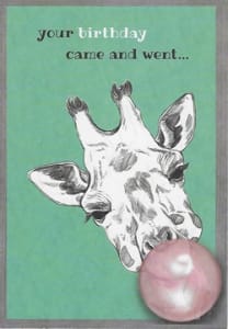 Pre-priced Belated Birthday Cards, Value Priced Belated Birthday Cards