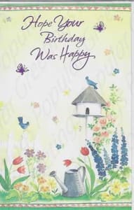 Pre-priced Belated Birthday Cards, Value Priced Belated Birthday Cards