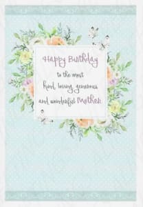 Pre-Priced Mother Birthday Cards, Value Priced Mother Birthday Cards