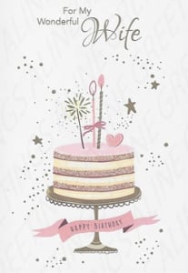 Pre-Priced Wife Birthday Cards, Value Priced Wife Birthday Cards