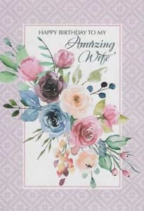 Pre-Priced Wife Birthday Cards, Value Priced Wife Birthday Cards