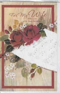 Pre-Priced Wife Birthday Cards, Value Priced Wife Birthday Cards