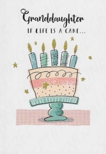 Pre-Priced Granddaughter Birthday Cards, Value Priced Granddaughter Birthday Cards