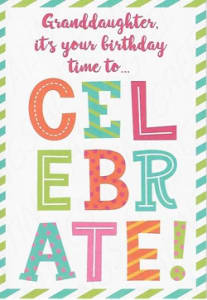 Pre-Priced Granddaughter Birthday Cards, Value Priced Granddaughter Birthday Cards