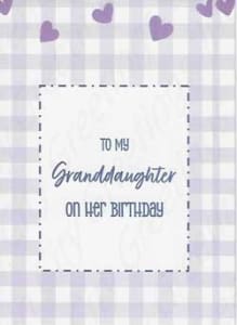 Pre-Priced Granddaughter Birthday Cards, Value Priced Granddaughter Birthday Cards
