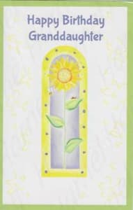 Pre-Priced Granddaughter Birthday Cards, Value Priced Granddaughter Birthday Cards