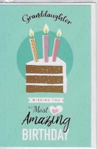 Pre-Priced Granddaughter Birthday Cards, Value Line Granddaughter Birthday Cards