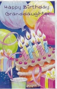 Pre-Priced Granddaughter Birthday Cards, Value Line Granddaughter Birthday Cards