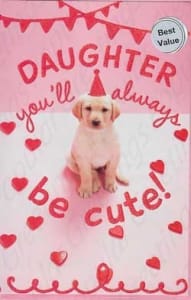 Pre-Priced Daughter Birthday Cards, Value Line Daughter Birthday Cards